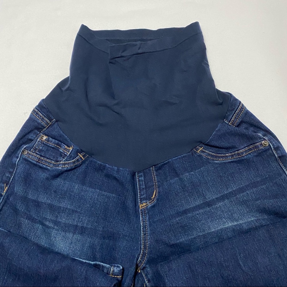 Indigo Blue Maternity Jeans - Picture 2 of 5